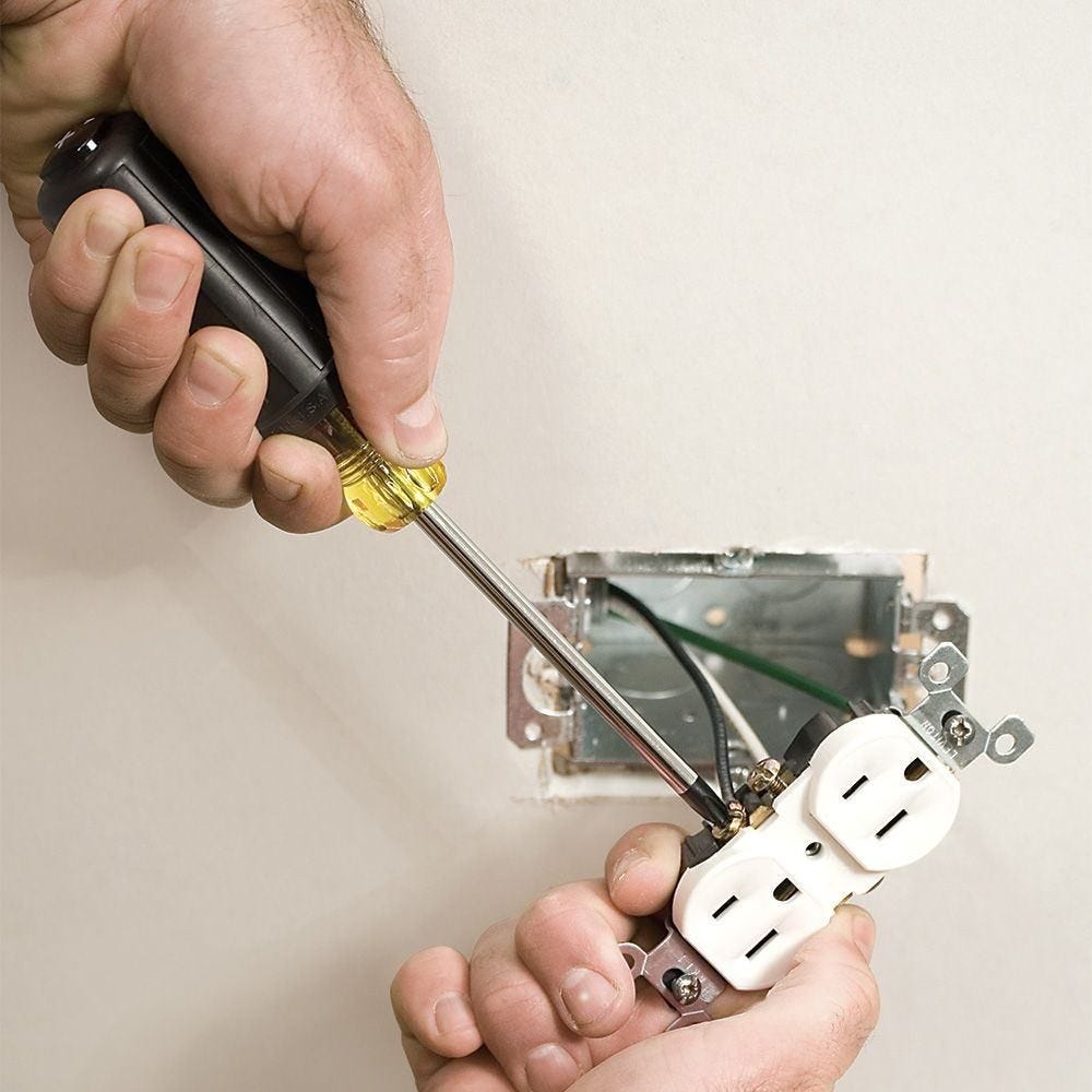 Klein 85076 Screwdriver Set, Slotted and Phillips, 7-Piece