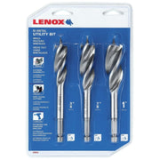 Lenox 10954300S Bi-Metal Utility Bit 3-Piece Kit