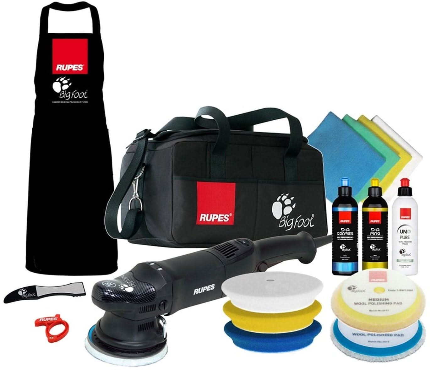 Rupes LHR12E/US/CMP LHR12E Duetto Complete Polisher Kit – Tool Nut