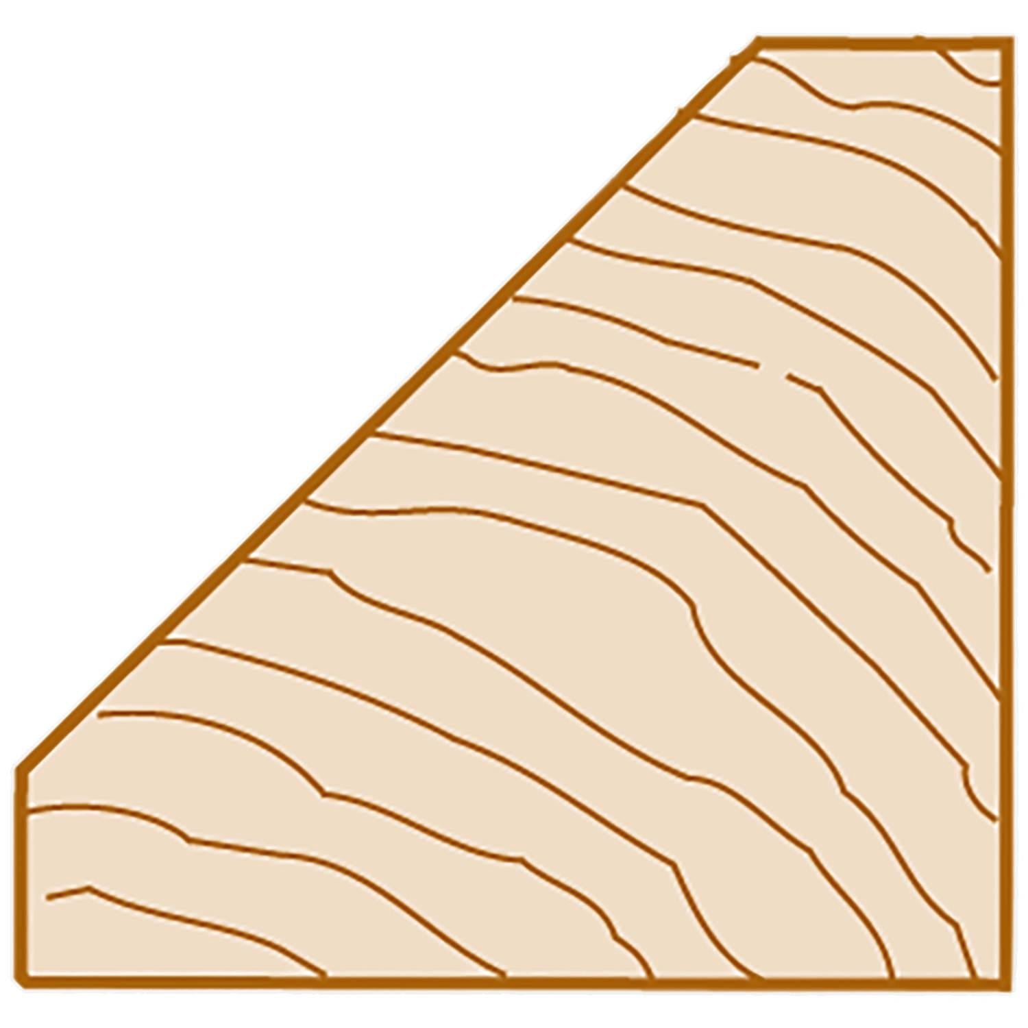 Makita 733286-A Router Bit 45 Chamfer 1-1/8" Length., 2 Flute, 1/2" SH, C.T.