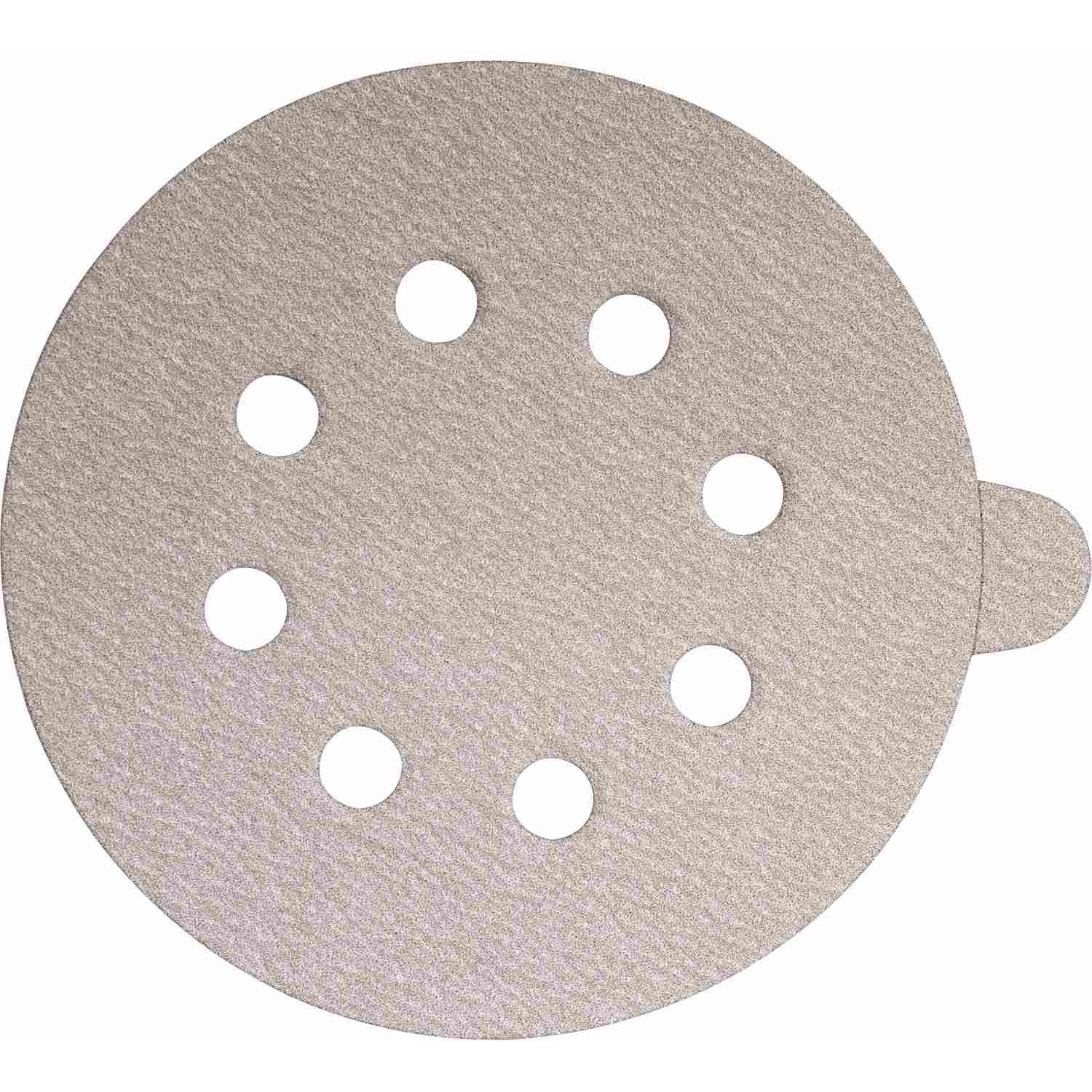 Makita 742134-A 5" Round Abrasive Paper, Pressure Sensitive Adhesive (PSA), 120 Grit, 5/pk