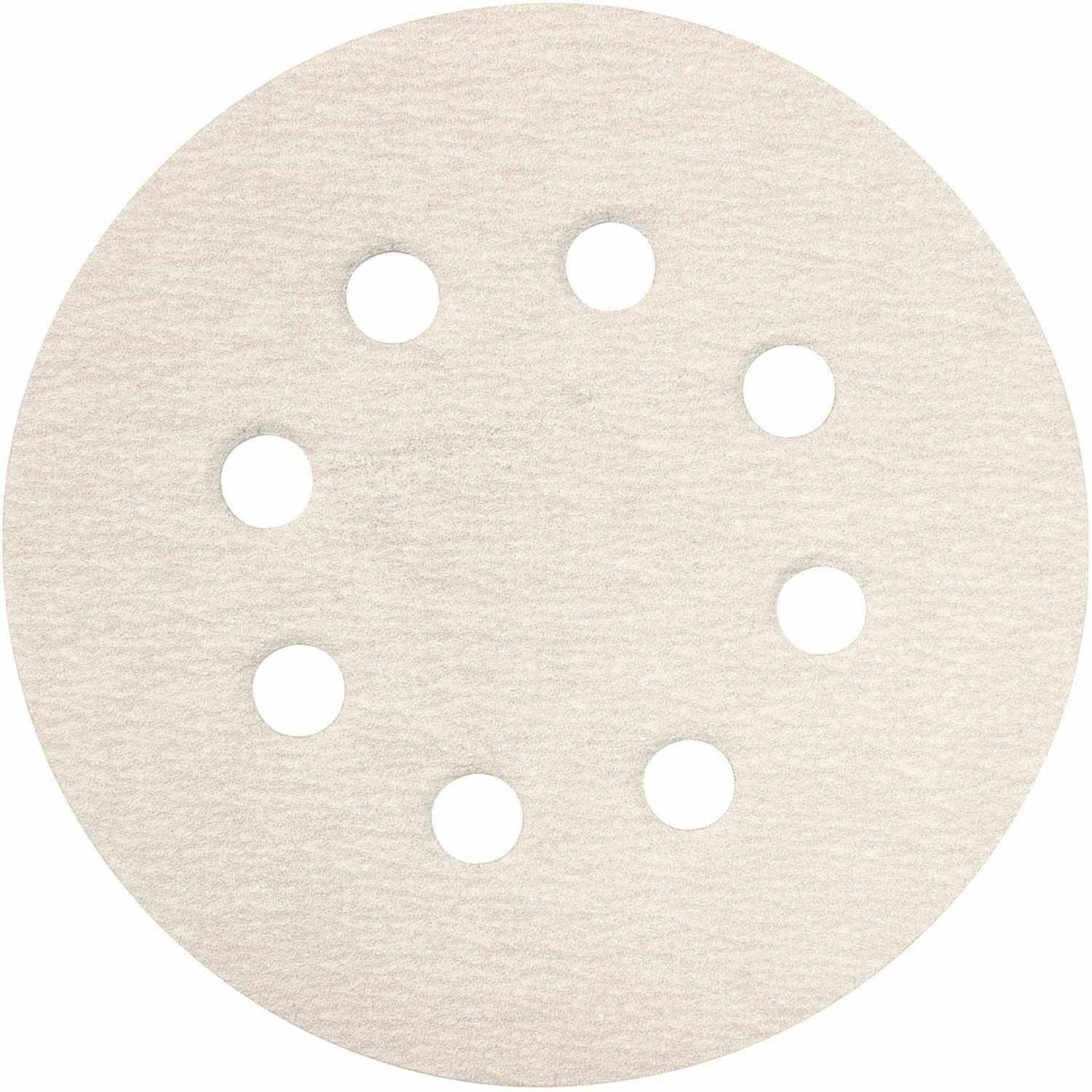 Makita 742135-A 5" Round Abrasive Paper, Pressure Sensitive Adhesive (PSA), 180 Grit, 5/pk