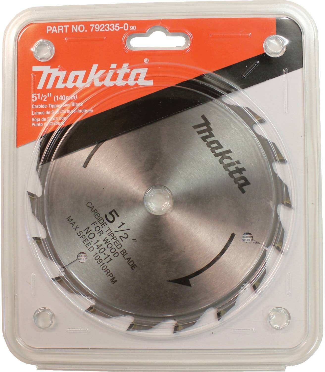 Makita 792335-0 5-1/2" 18T Carbide-Tipped Circular Saw Blade
