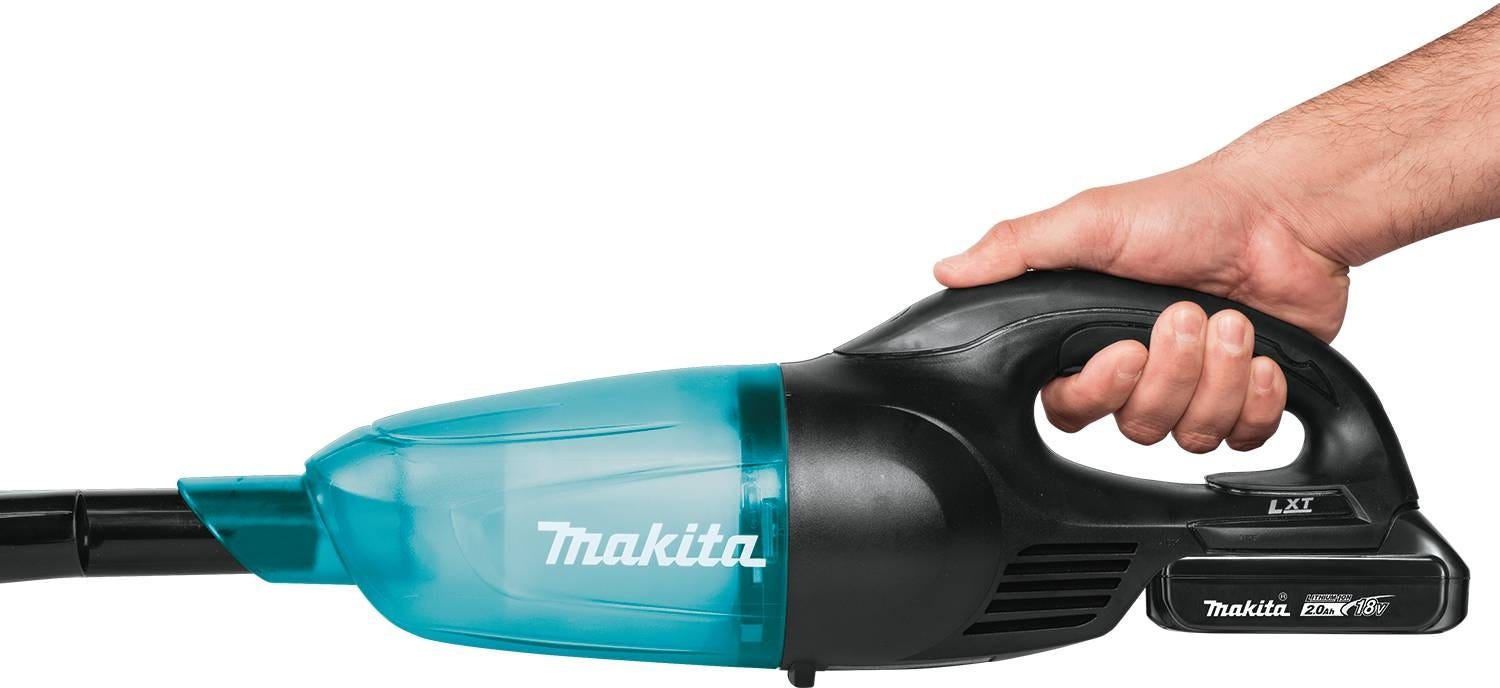 Makita XLC02R1B 18V LXT Lithium-Ion Compact Cordless Vacuum Kit (2.0Ah)