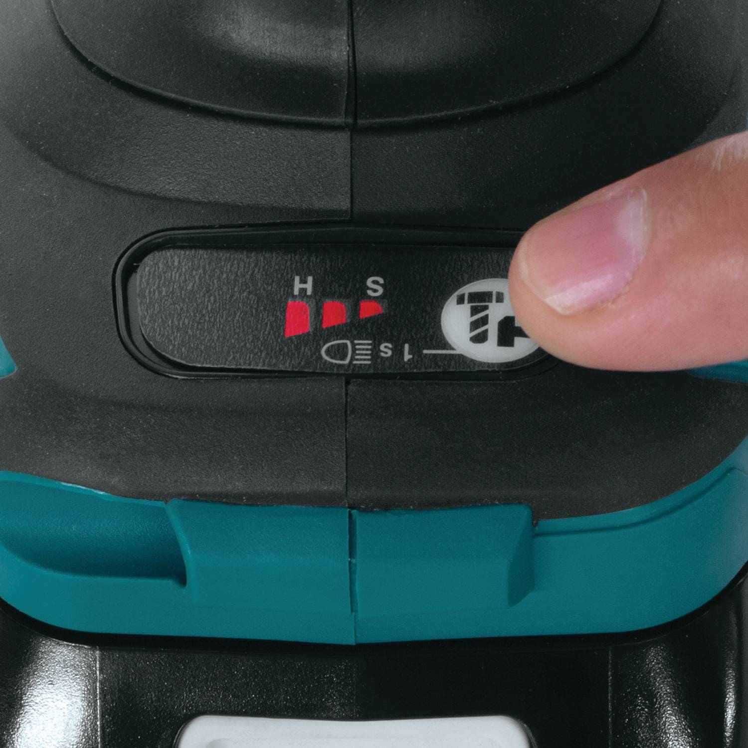 Makita XWT09XVZ 18V LXT Lithium-Ion Brushless Cordless High-Torque 7/16" Hex Utility Impact Wrench, Tool Only