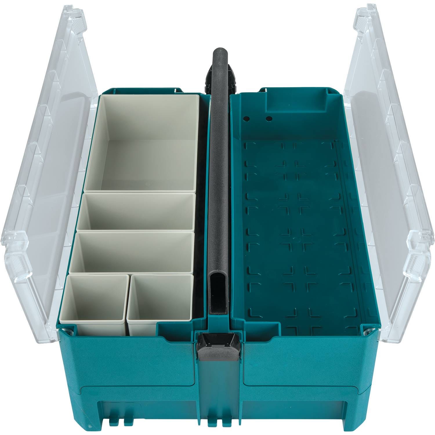 Makita P-84137 MAKPAC Interlocking Storage Box with Inserts, 6-1/2" x 15-1/4" x 11-5/8"