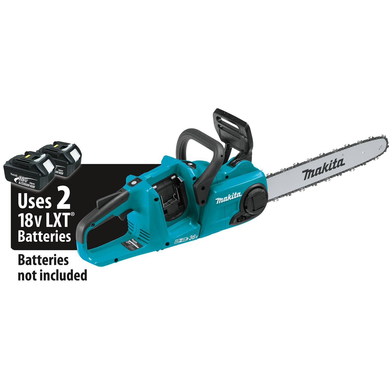 Makita XCU04Z 36V (18V X2) LXT Brushless 16" Chain Saw, Tool Only