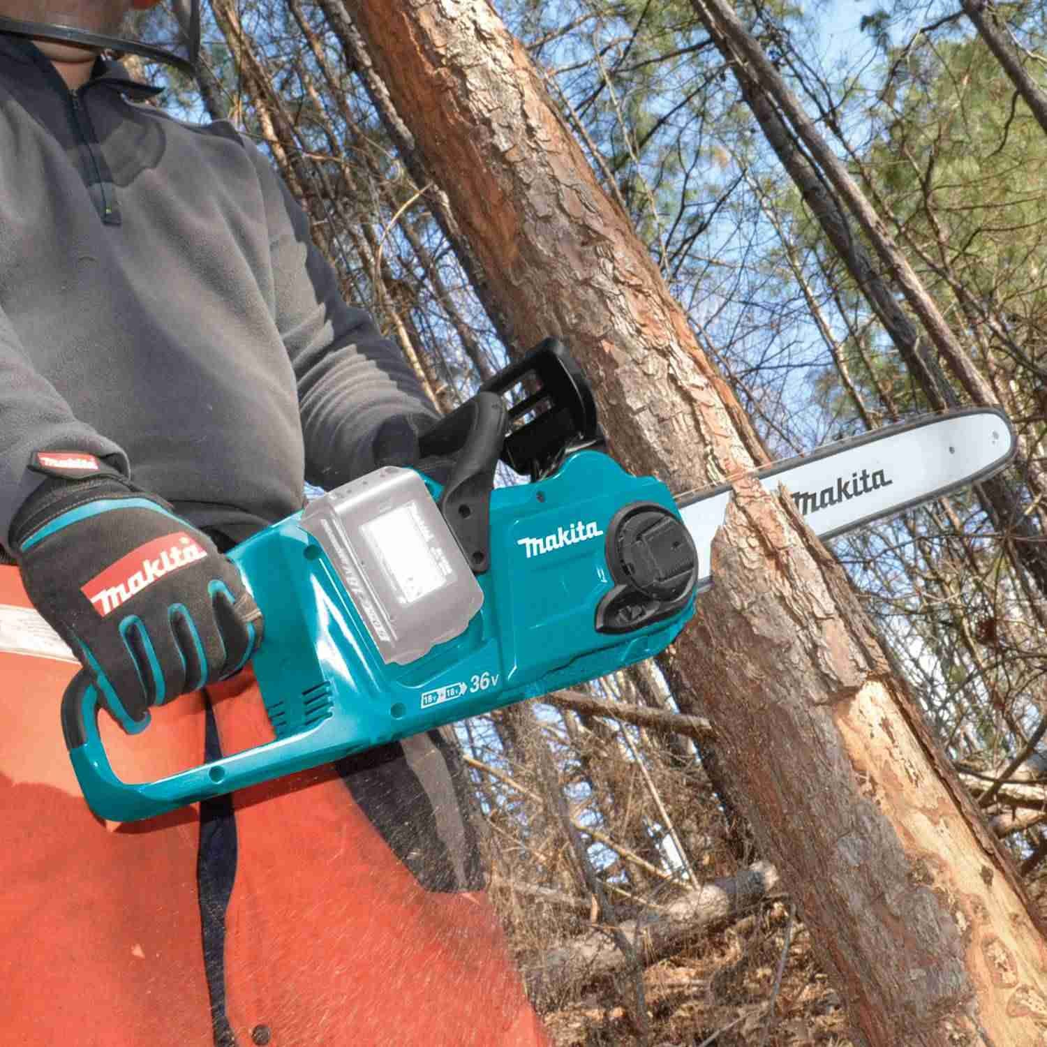 Makita XCU04Z 36V (18V X2) LXT Brushless 16" Chain Saw, Tool Only