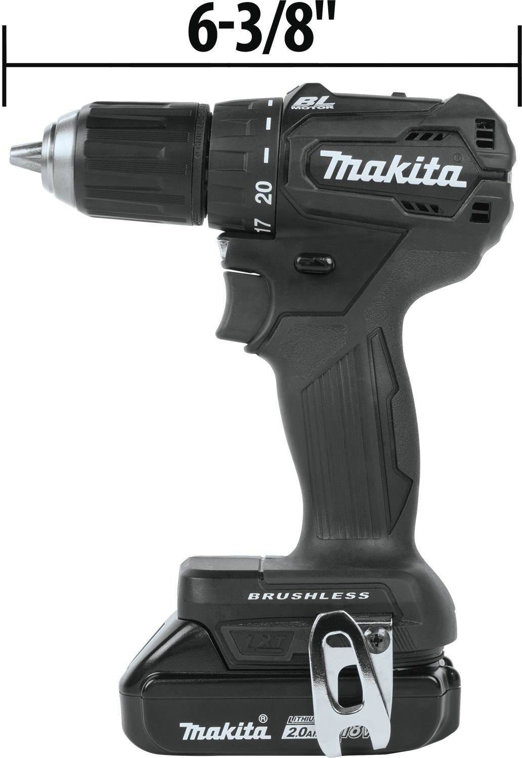 Makita XFD11R1B 18V LXT Sub-Compact Brushless Cordless 1/2-Inch Driver-Drill 2.0Ah Kit