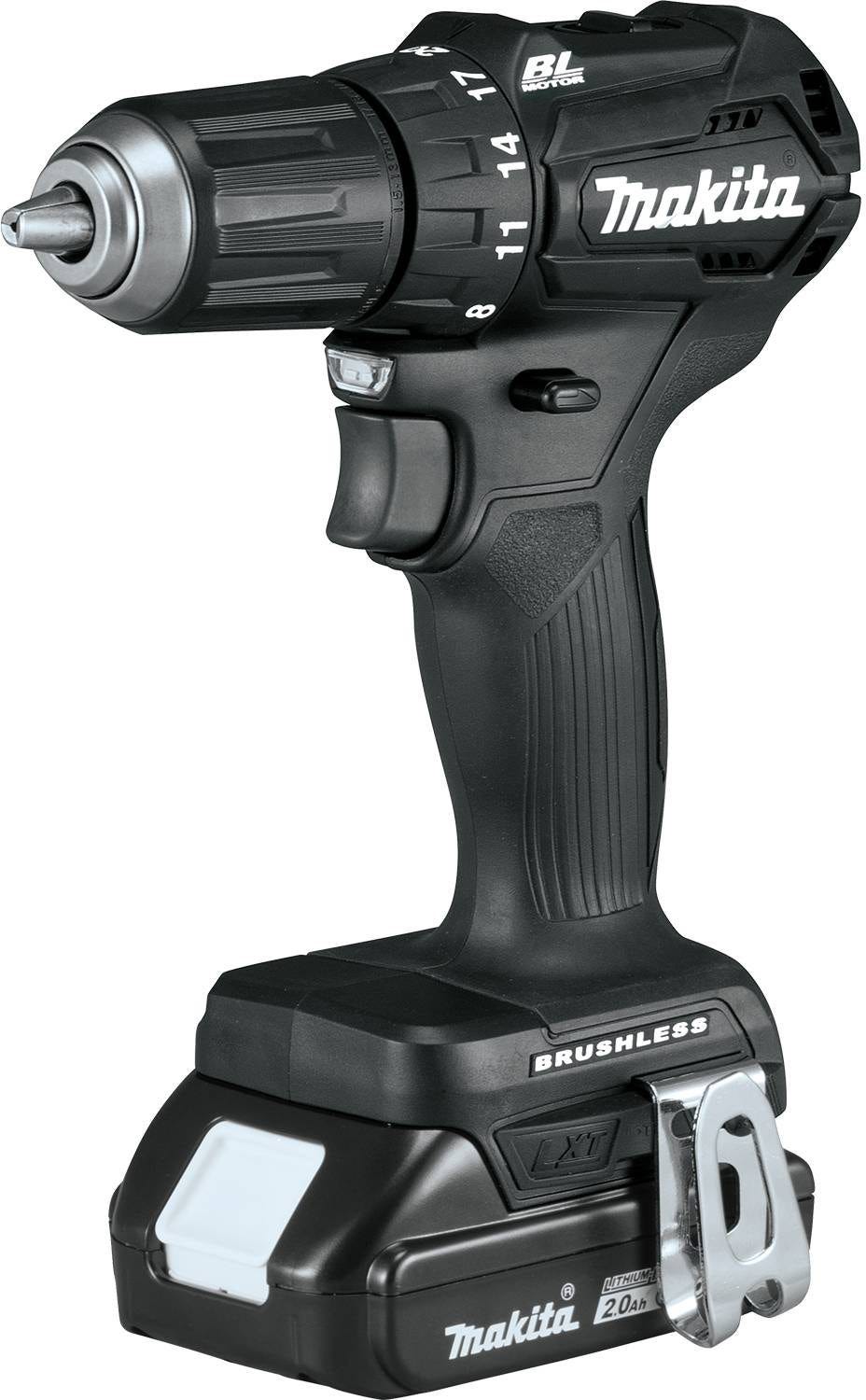 Makita XFD11R1B 18V LXT Sub-Compact Brushless Cordless 1/2-Inch Driver-Drill 2.0Ah Kit