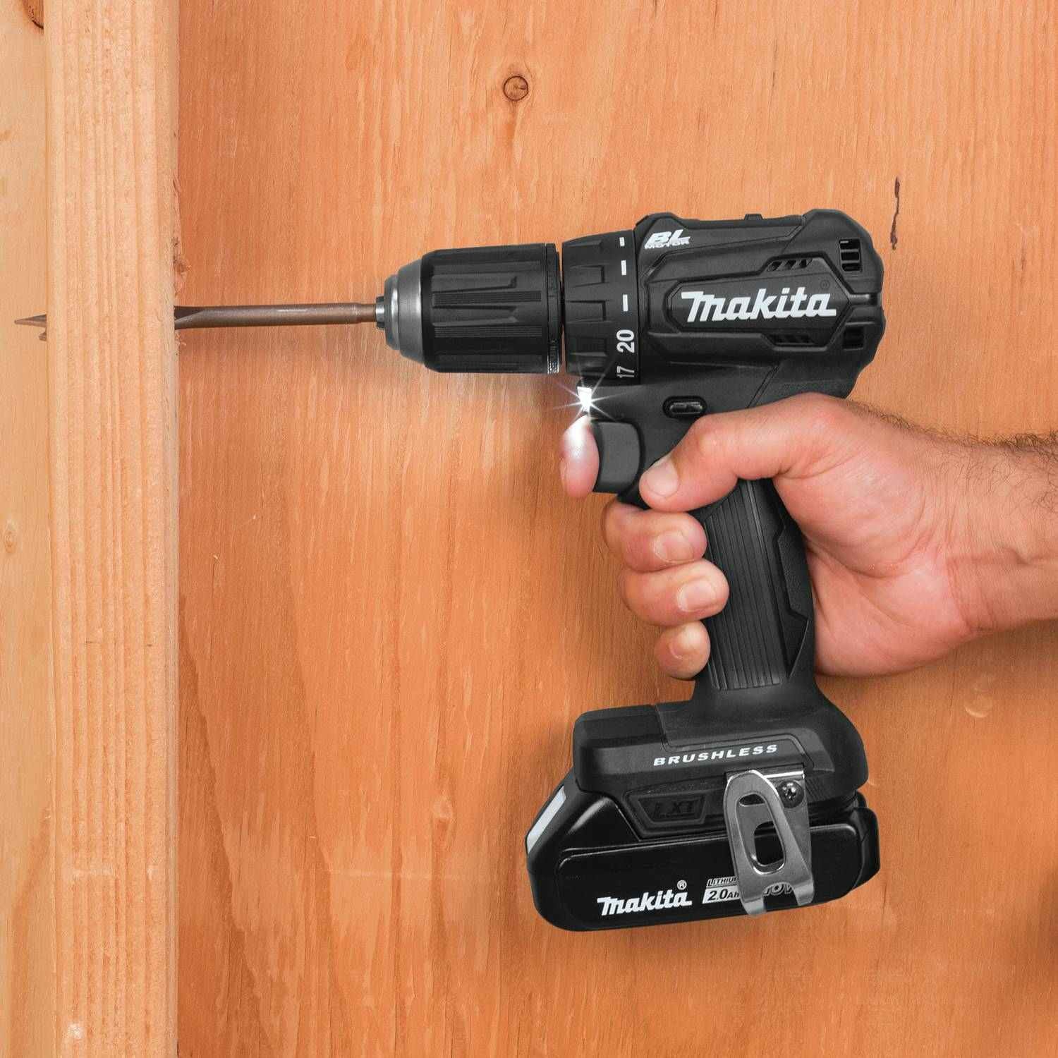 Makita XFD11R1B 18V LXT Sub-Compact Brushless Cordless 1/2-Inch Driver-Drill 2.0Ah Kit