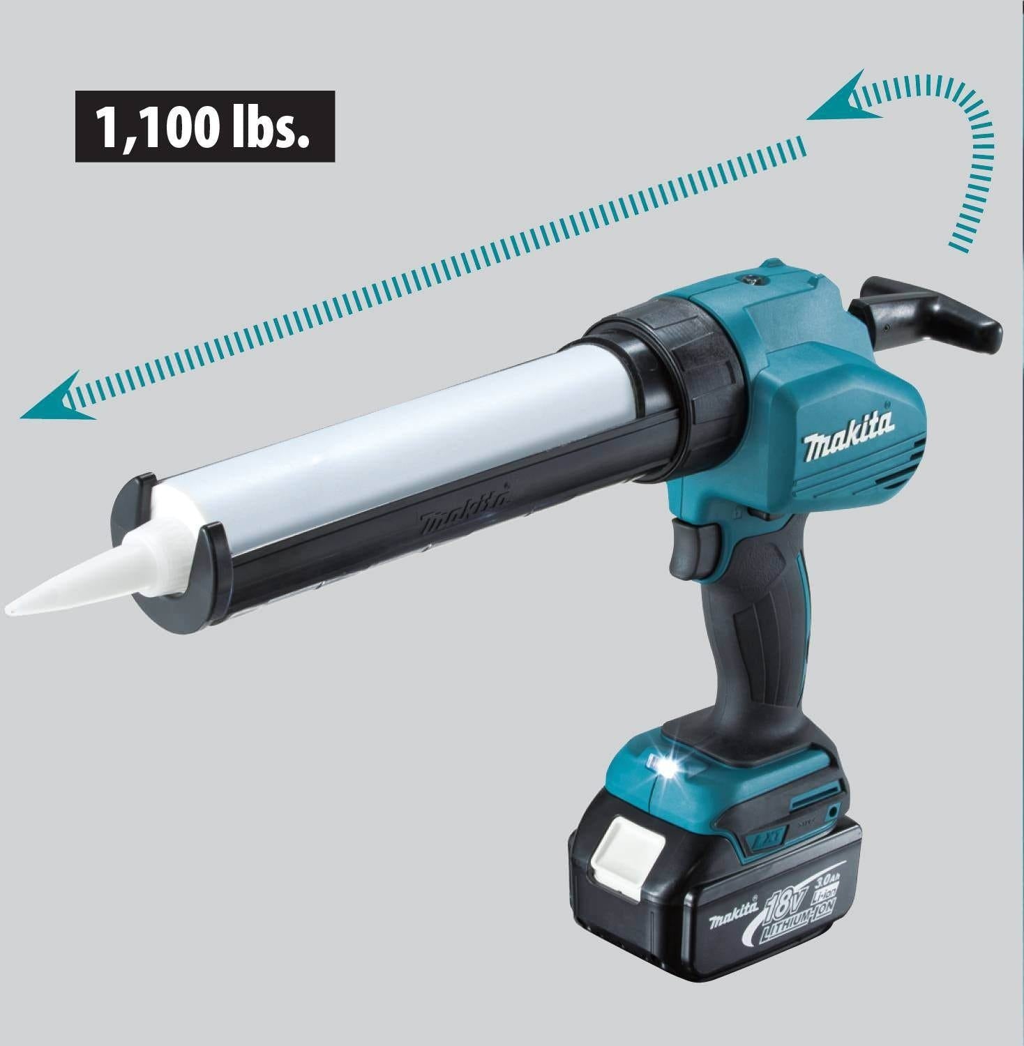 Makita XGC01Z 18V LXT Lithium-Ion Cordless 10 oz. Caulk and Adhesive Gun, Tool Only