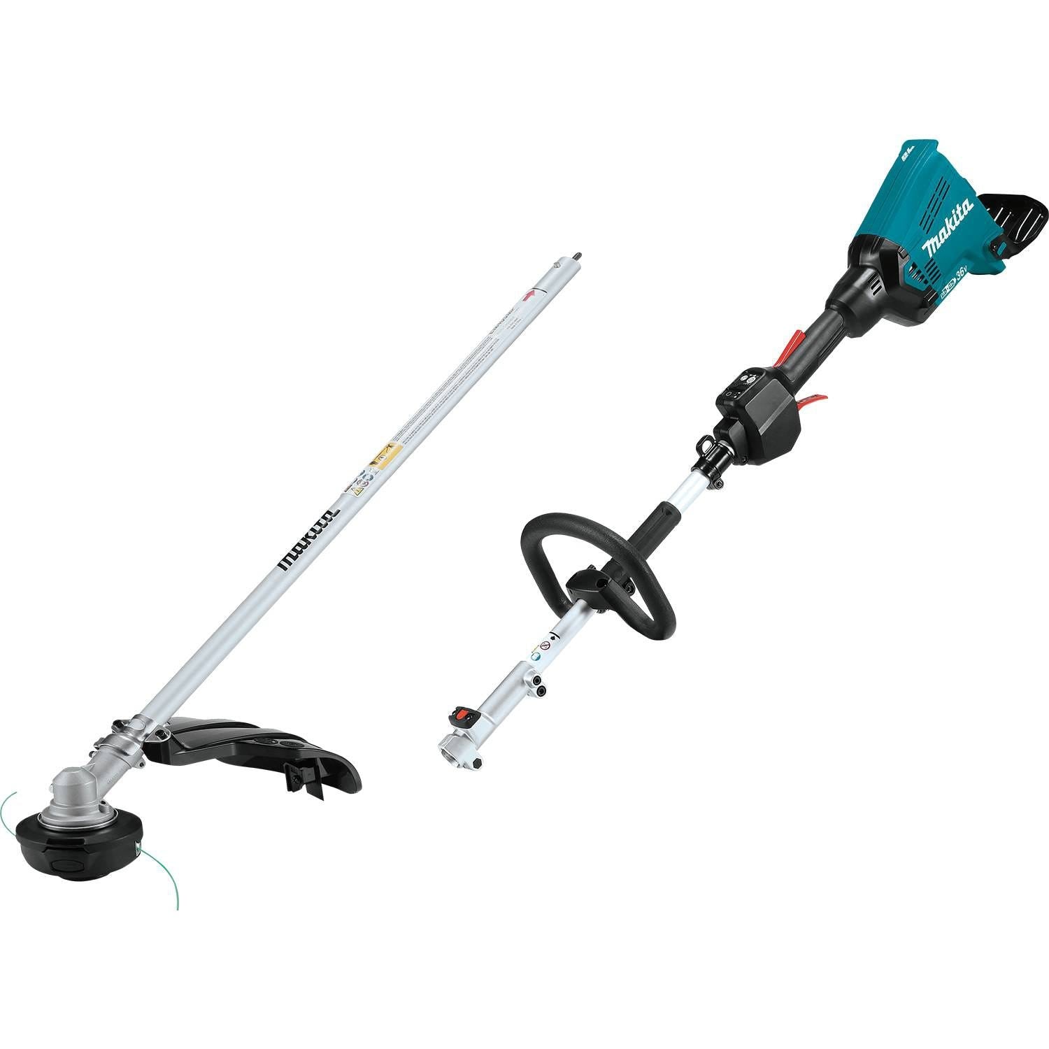Makita XUX01ZM5 18V X2 (36V) LXT Brushless Cordless Couple Shaft Power Head w/ String Trimmer Attachment, Tool Only