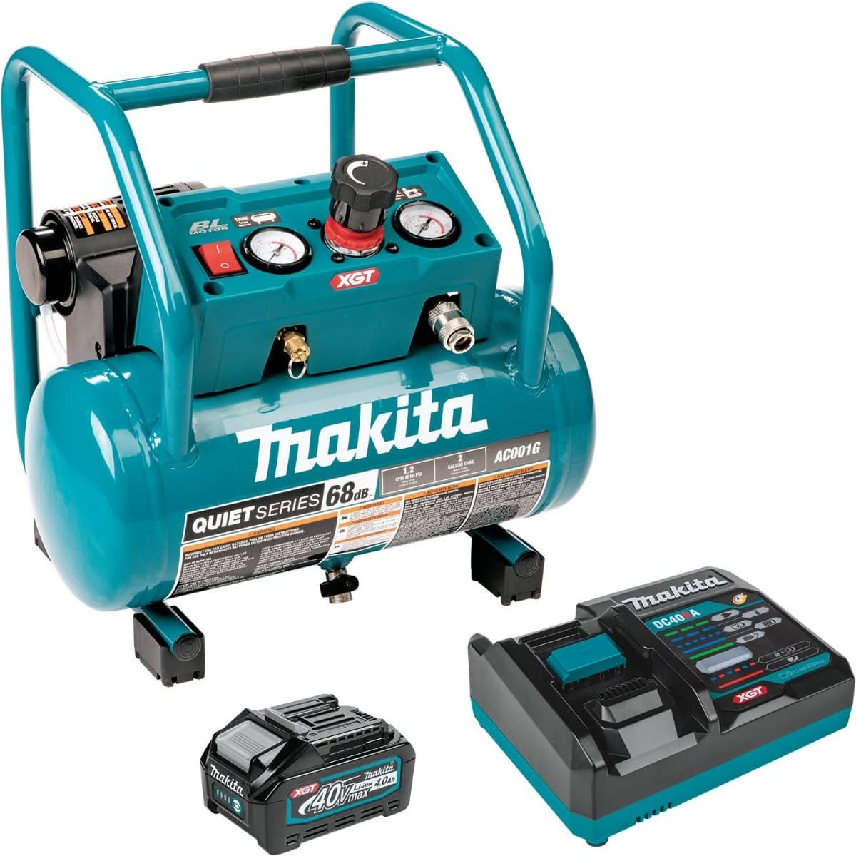 Makita cl001g セット　40v Makita AC001GM1 40V max XGT Brushless Cordless 2 Gallon Quiet