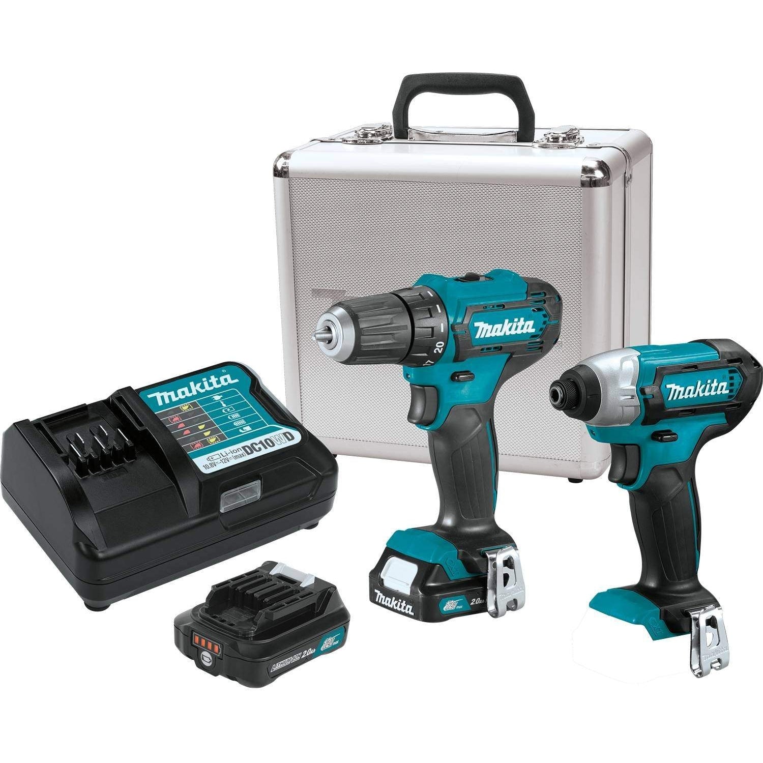 Makita CT232RX 12V Max CXT Cordless 2-Piece Combo 2.0Ah Kit