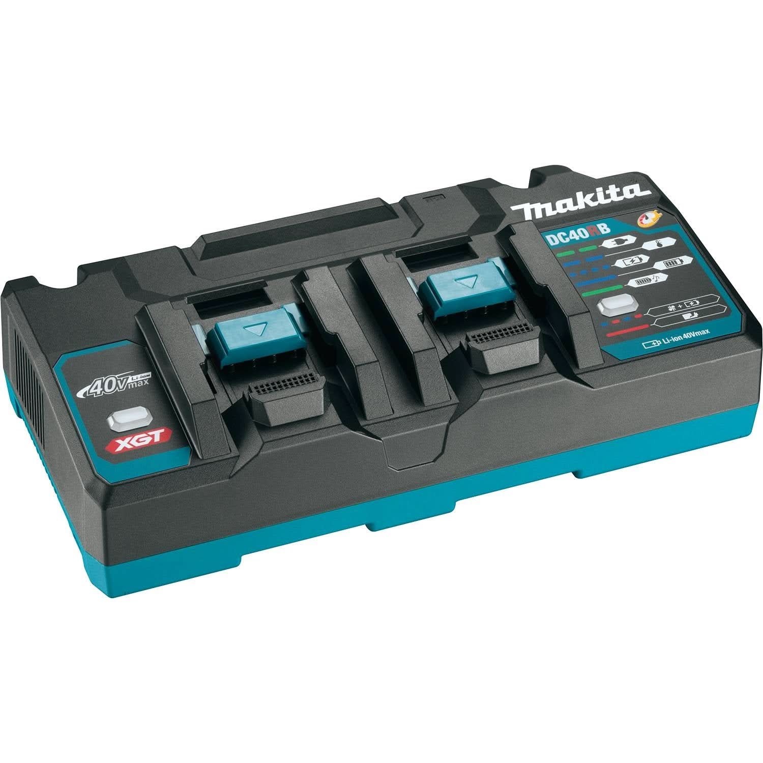 Makita XGT 冷蔵庫 40V MAX バッテリー2個付き Makita DC40RB 40V max XGT Dual Port Rapid Optimum Charger – Tool Nut