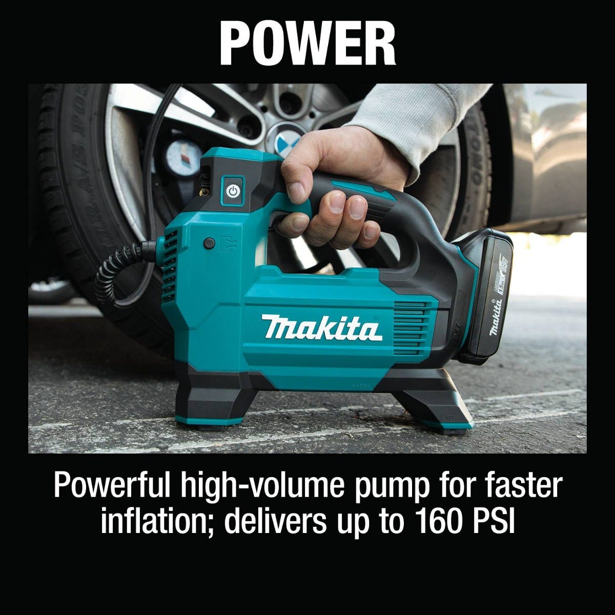 Makita DMP181SYX 18V LXT Lithium-Ion Cordless High-Pressure Inflator Kit (1.5Ah)