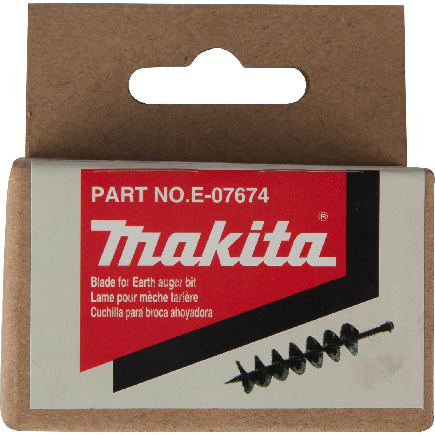 Makita E-07674 6" Earth Auger Drill Bit Blade Set