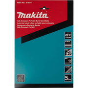 Makita E-08741 28-3/4" 18 TPI Bi-Metal Sub-Compact Portable Band Saw Blade, 5/pk