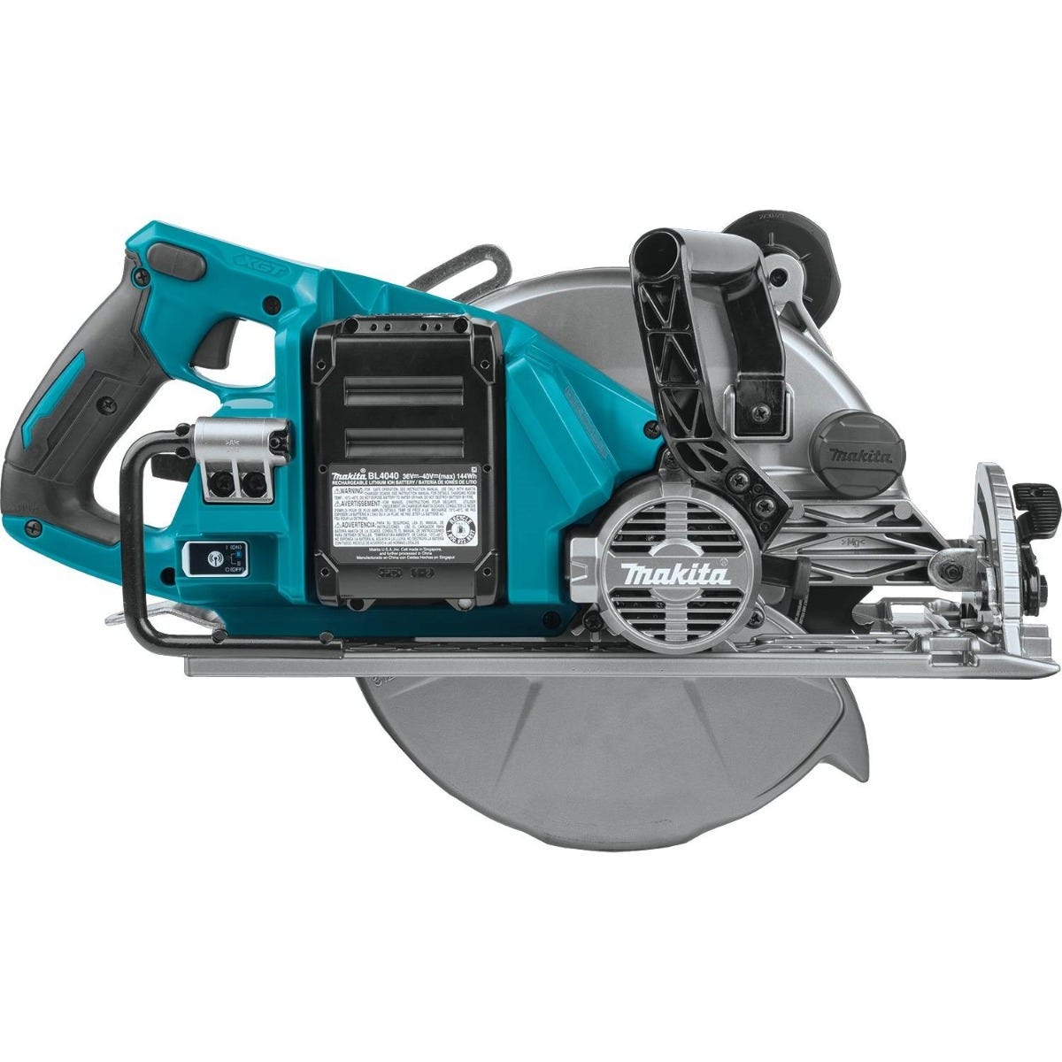 Makita GSR02M1 40V max XGT Brushless Cordless Rear Handle 10-1/4" Circular Saw Kit, AWS Capable (4.0Ah)