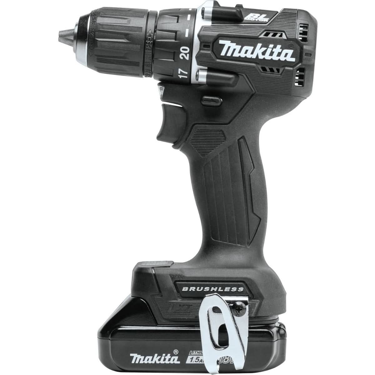 Makita XFD15SY1B 18V LXT Brushless Cordless Driver-Drill Kit – Sub-Compact, 1/2”, Includes 1.5Ah Battery - View #4