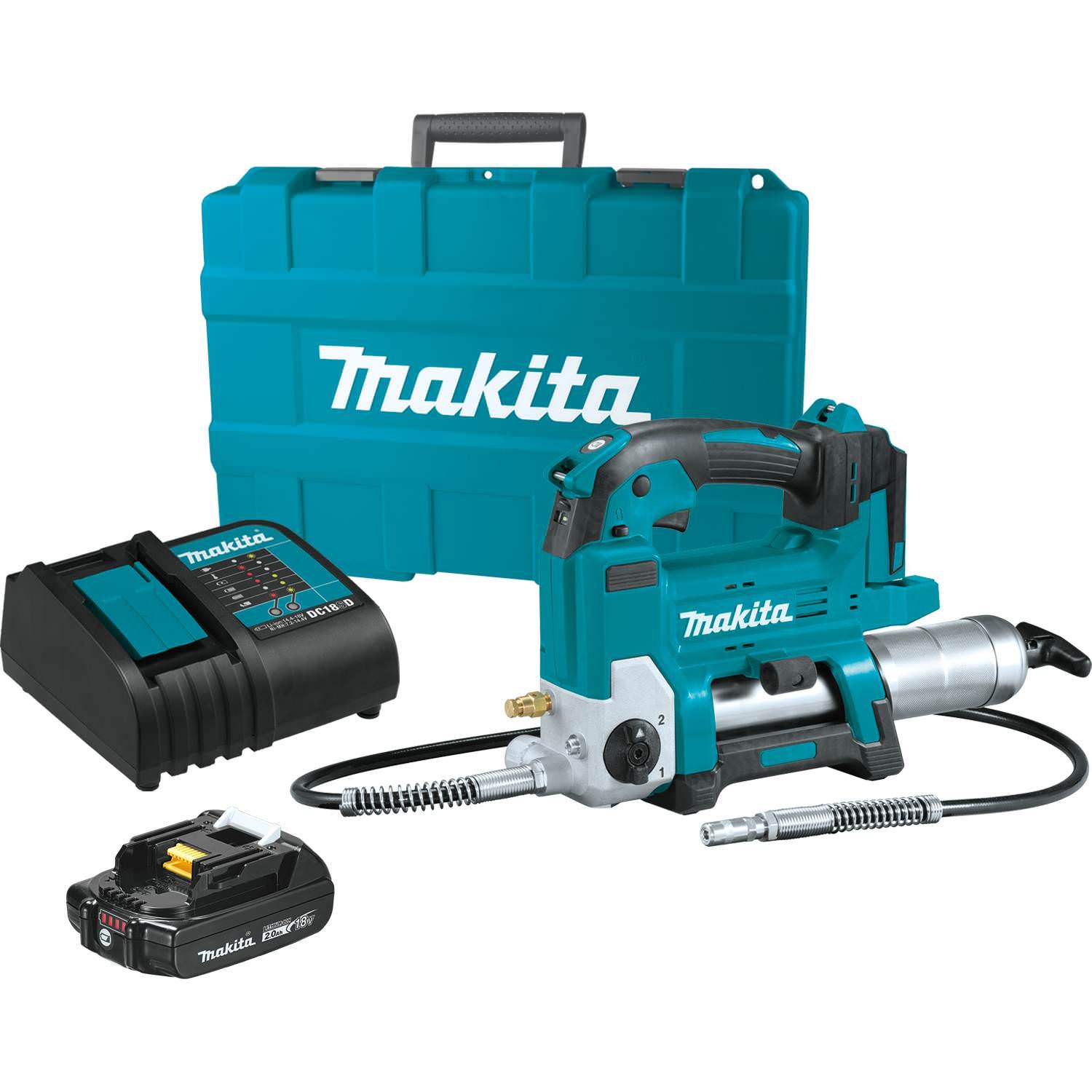 Makita XPG01SR1 18V LXT Lithium-Ion Grease Gun 2.0Ah Kit