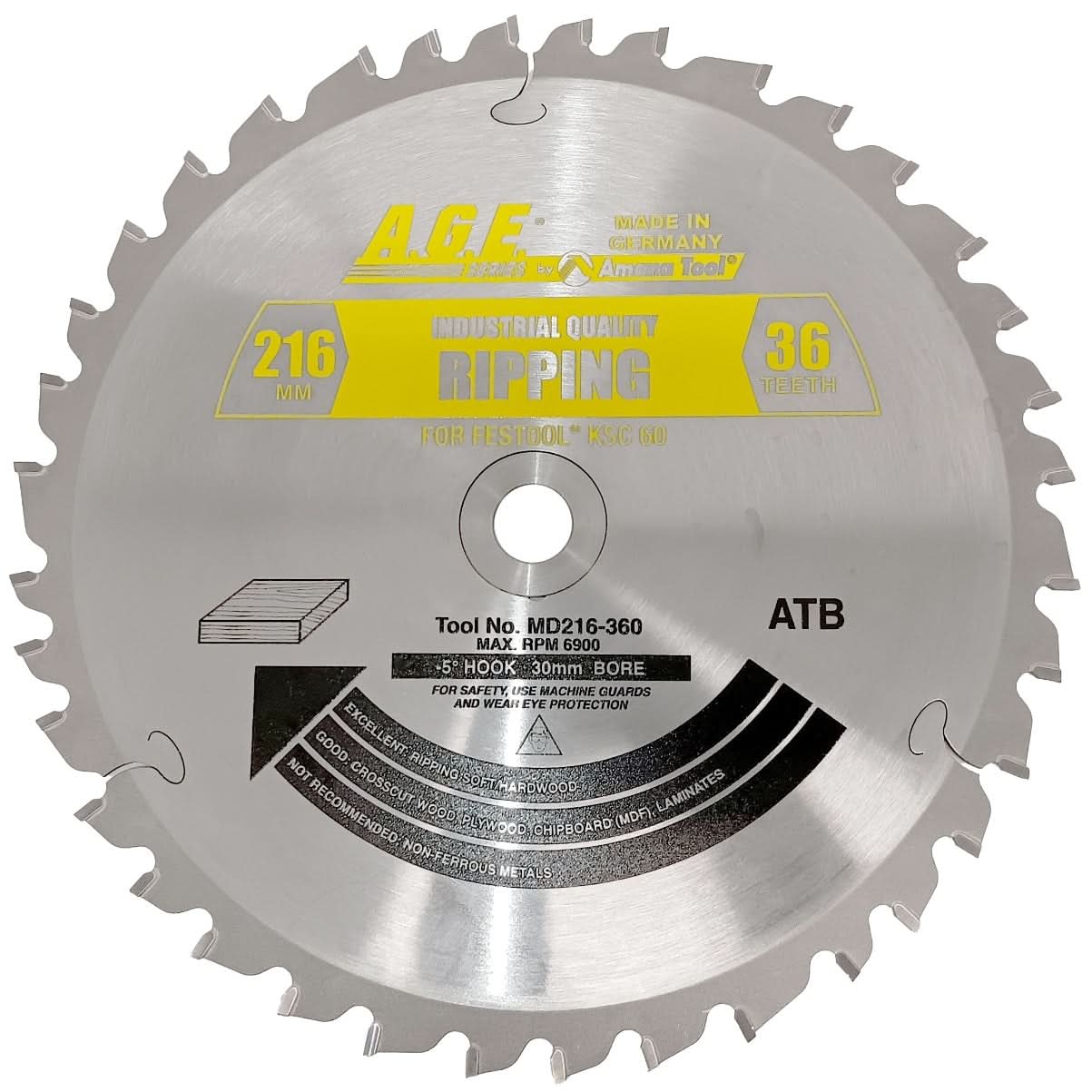 SAKULATフルオーダーページ Amana Tools MD216-360 Wood 36-Tooth General Purpose Circular Saw