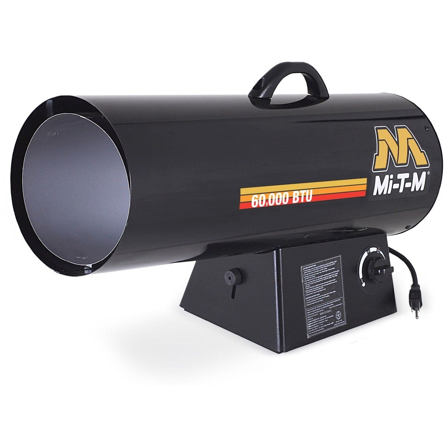 Mi-T-M MH-0060-LM10 Propane Forced Air Portable Heater, 40-50-60,000 BTU