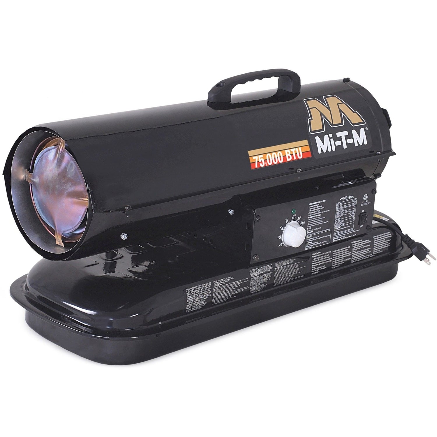 Mi-T-M MH-0075-0M10 Kerosene Forced Air Portable Heater, 75,000 BTU