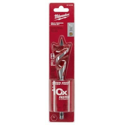 Milwaukee 48-13-0108 1-1/4" x 6" Speed Feed Wood Bit