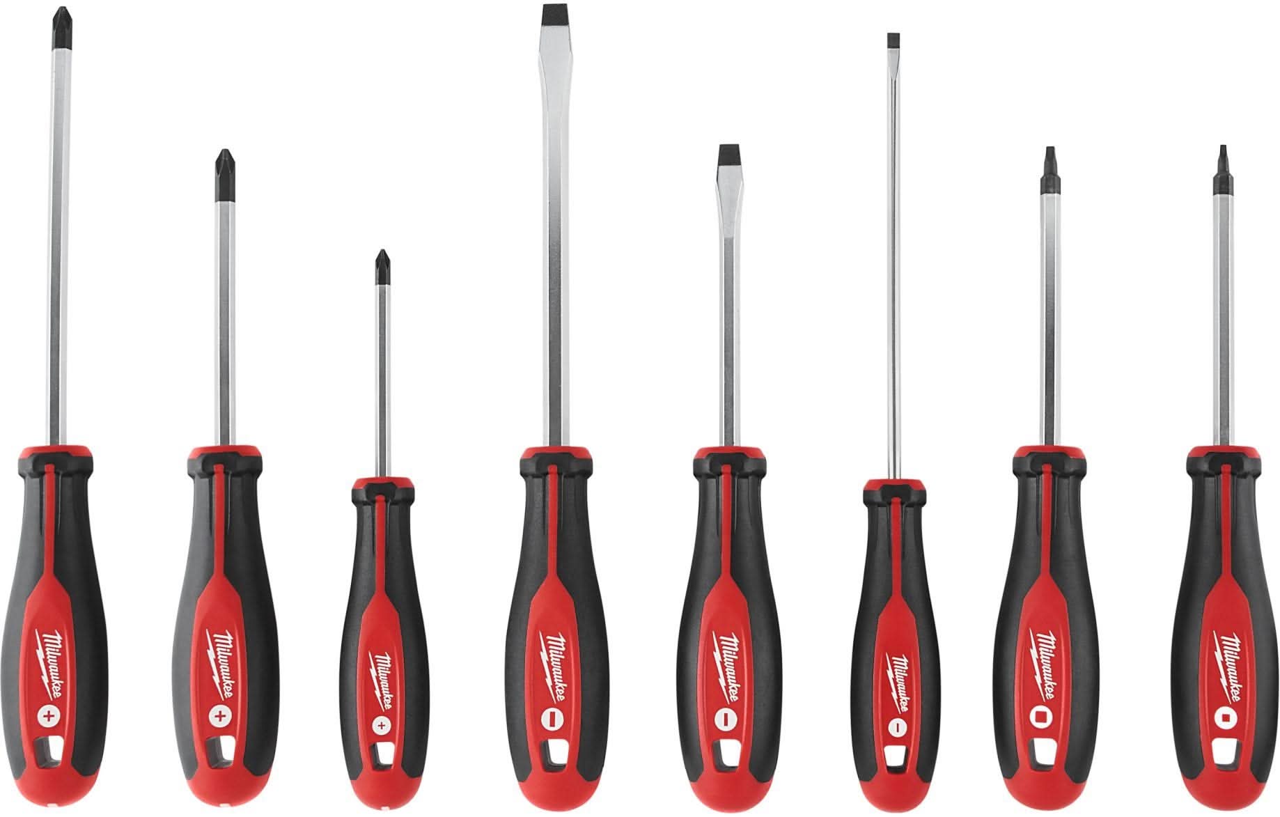 Milwaukee 48-22-2718 8-Piece Screwdriver Kit w/ Square – Tool Nut
