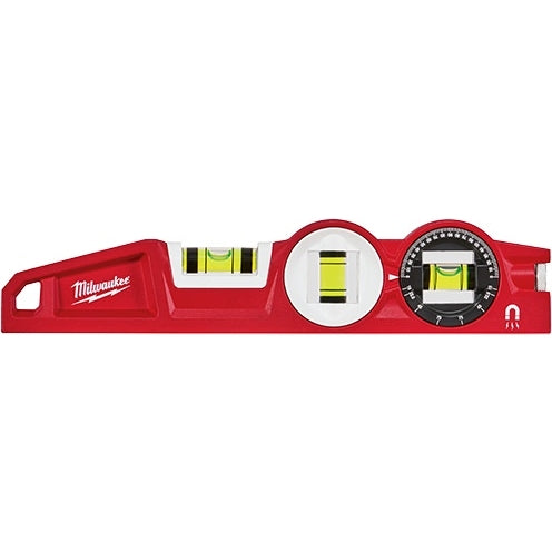 Milwaukee 48-22-5210 10" Die cast Torpedo Level with 360 Degree Locking Vial