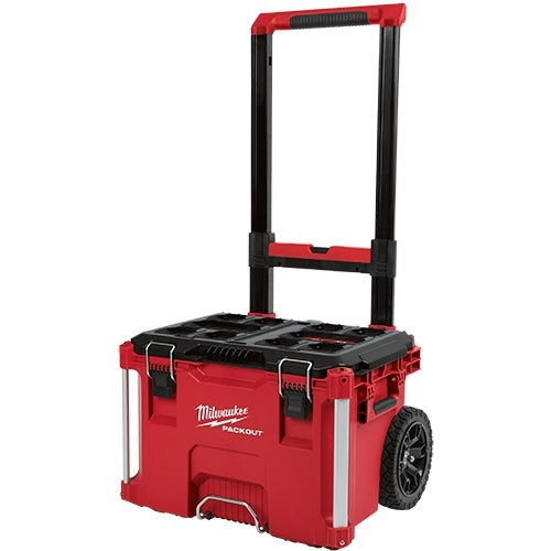 Milwaukee 2-Piece PACKOUT Rolling Tool Box + Large Tool Box Set