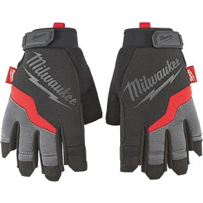 Milwaukee 48-22-8743 Fingerless Work Gloves, XL