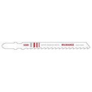 Milwaukee 48-42-5300 4" 6 TPI Bi-Metal Jigsaw Blade, 5-Pack