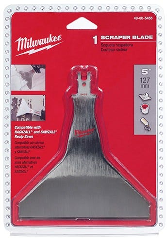 Milwaukee 49-00-5455 5" Scraper Recip Blade