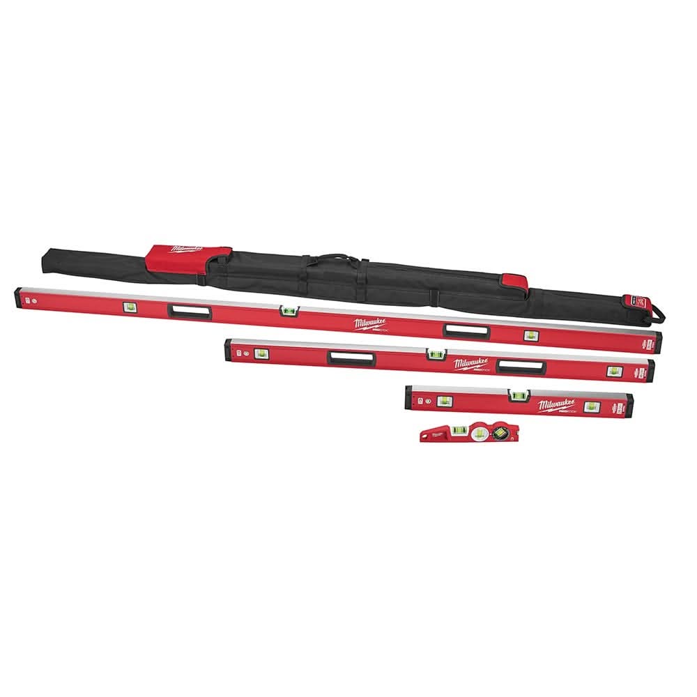 Milwaukee MLBXCM78 REDSTICK 5-Piece Level Master Set – Tool Nut