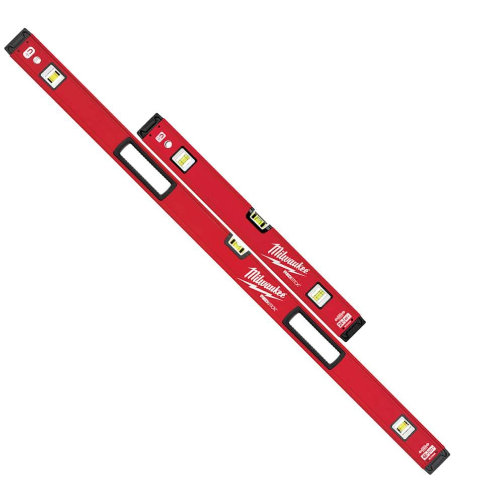 Milwaukee MLBXSM48 24" / 48" REDSTICK Magnetic Box Level Set