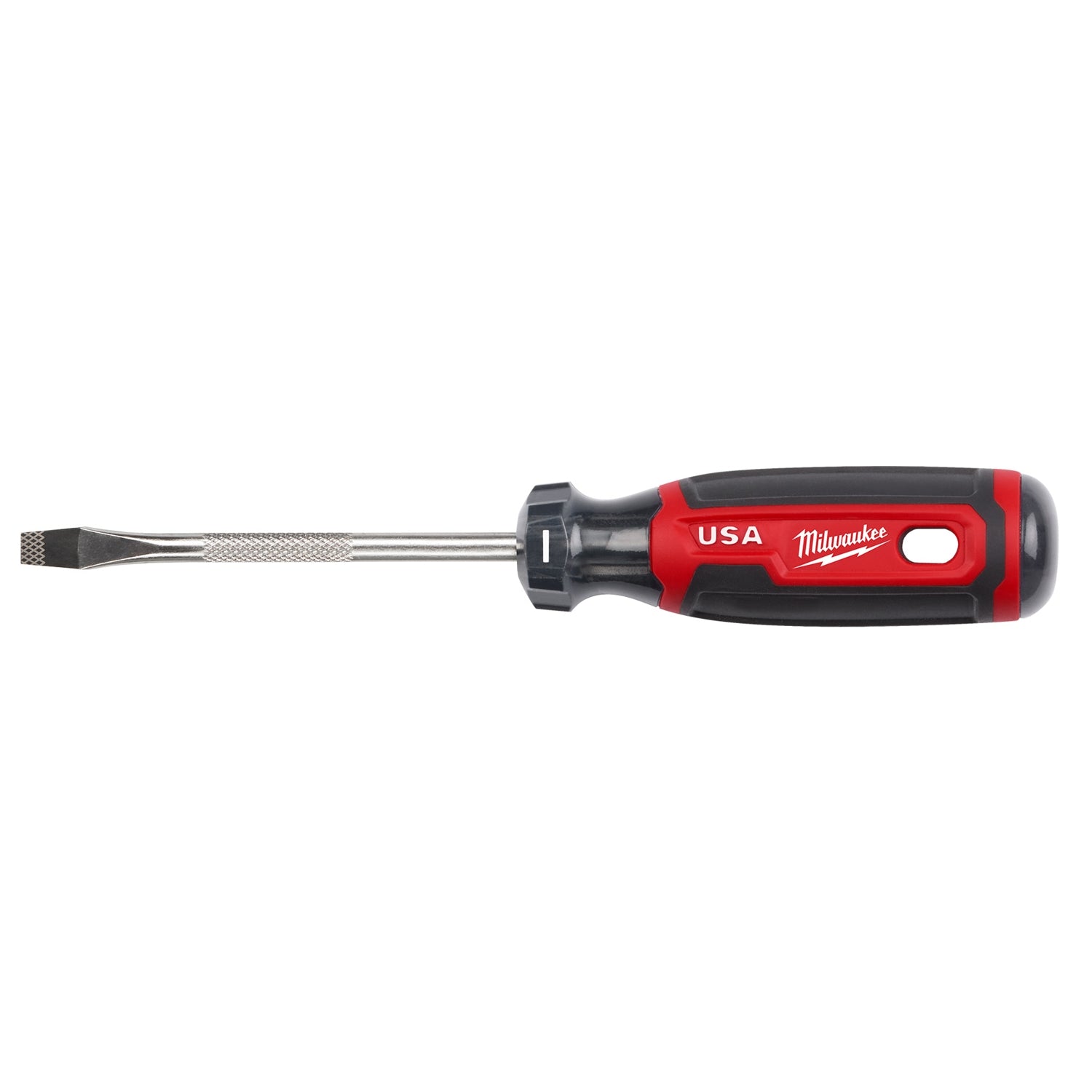 Milwaukee MT206 1/4" Slotted 4" Cushion Grip Screwdriver (Made in the USA)