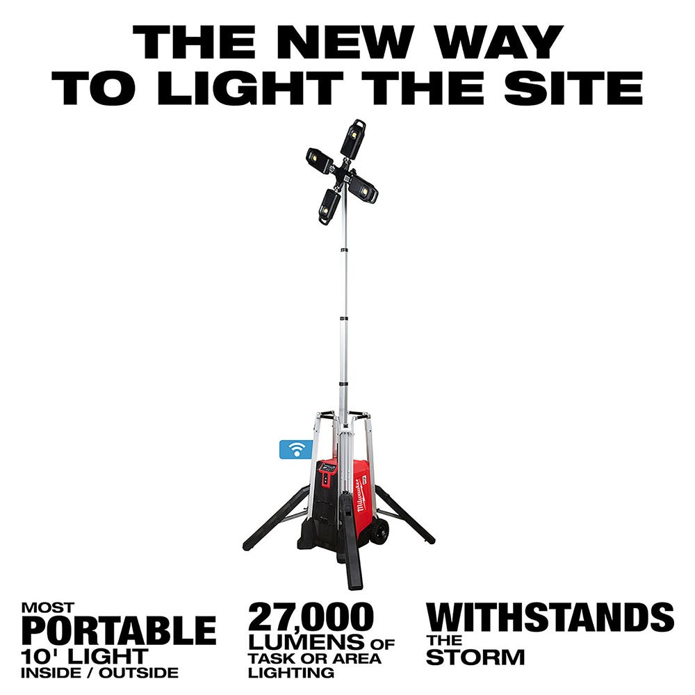 Milwaukee MXF041-1XC MX FUEL MX FUEL Cordless 27,000-Lumen ROCKET Tower Light  / Charger