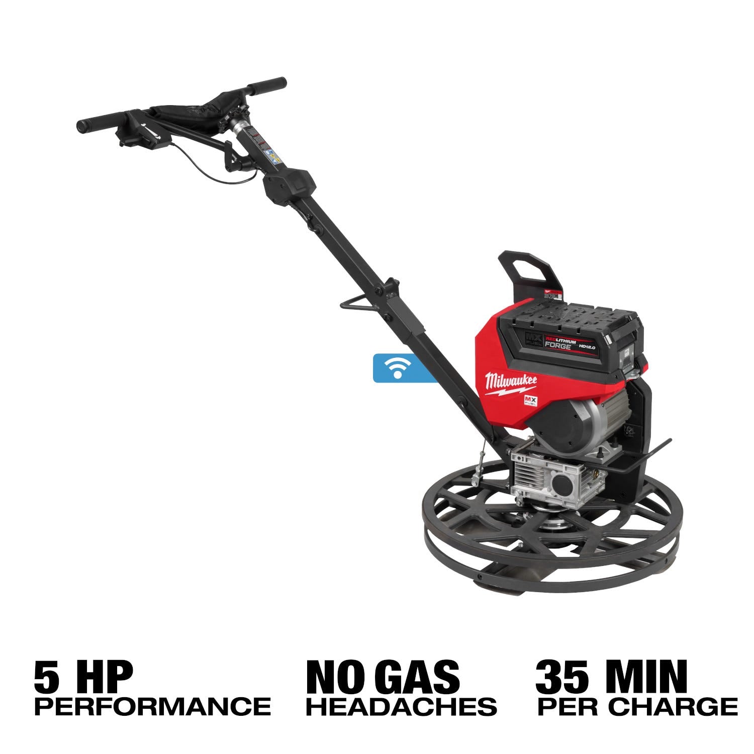 Milwaukee MXF324-2HD MX FUEL 24" Walk-Behind Edging Trowel Kit