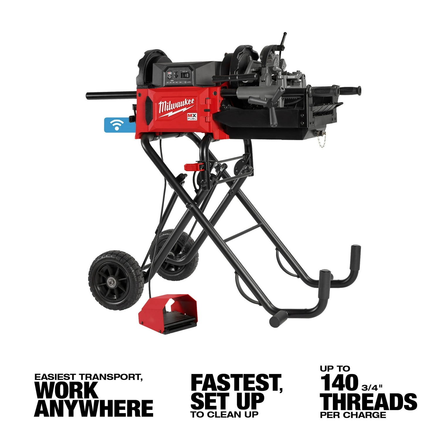 Milwaukee MXF512-2XC MX FUEL Pipe Threading Machine