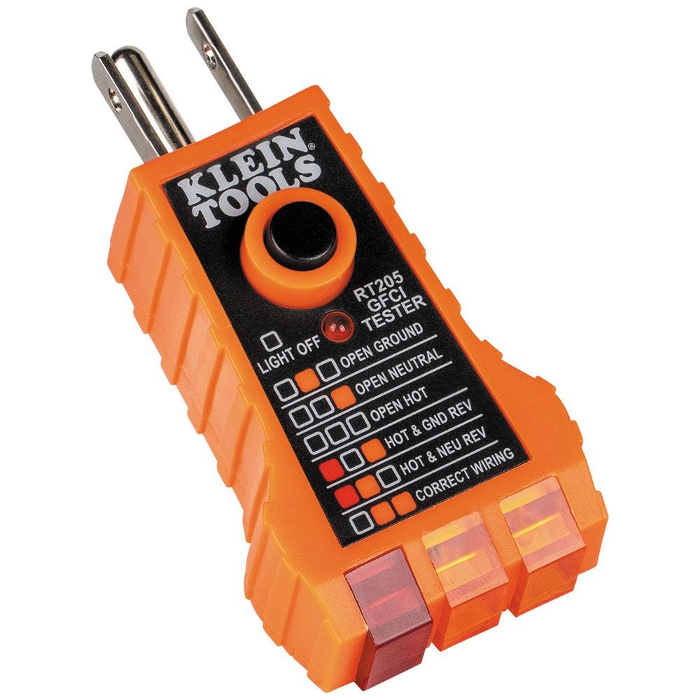 Klein Tools NCVT1PKIT Non-Contact Voltage & GFCI Receptacle Test Kit