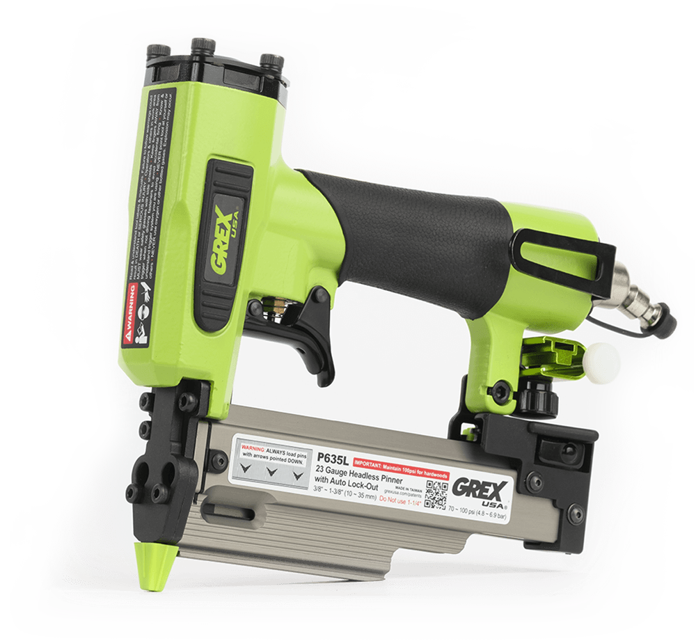 Grex P635L 23 Gauge 1-3/8 in. Headless Pinner with Lockout – Tool Nut