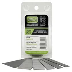 Grex P6/MP-STS 23-Gauge 304 Stainless Steel Pin Nail Multi Pack, 3