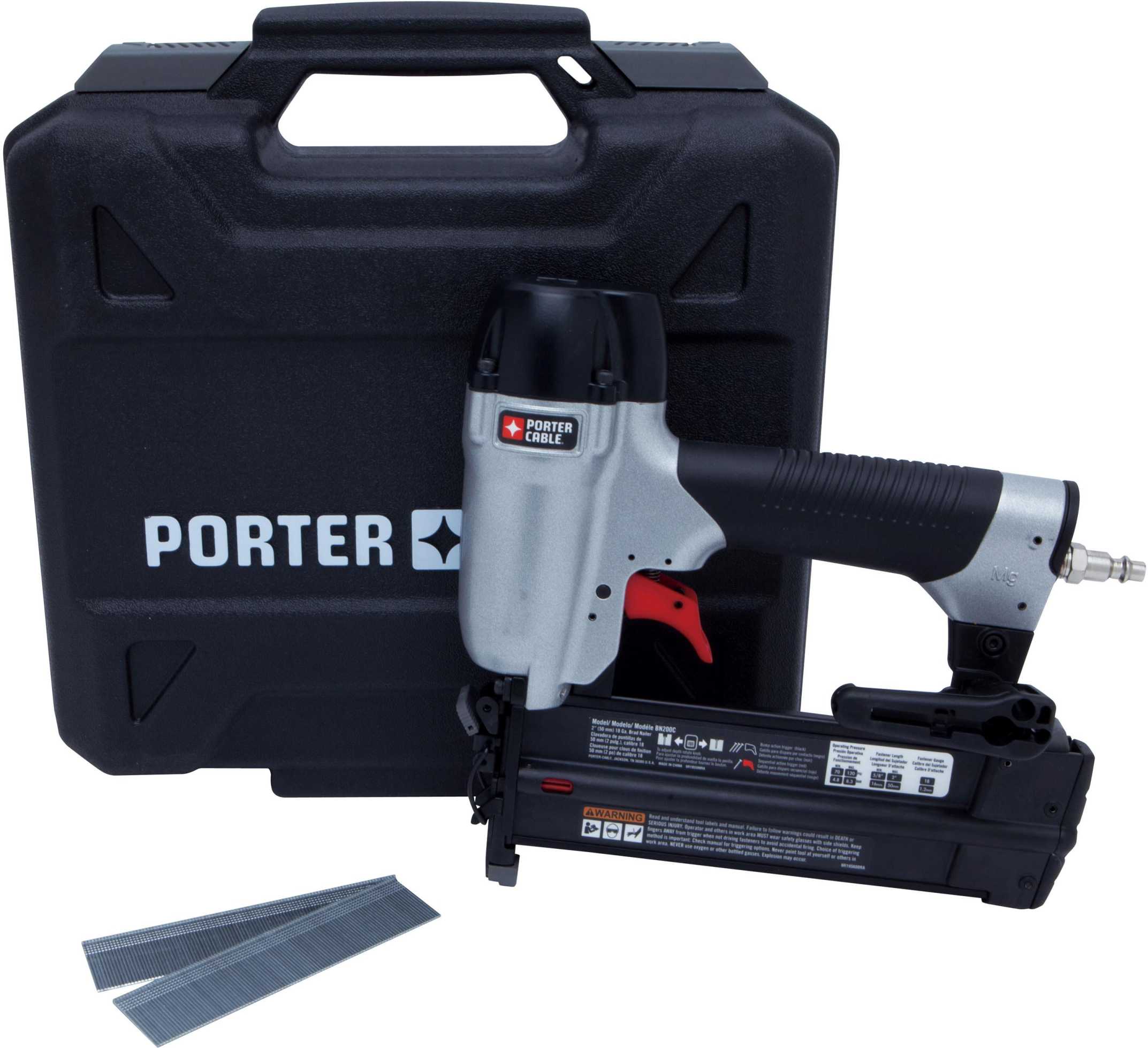 Porter Cable BN200C 18-Gauge 2" Brad Nailer Kit