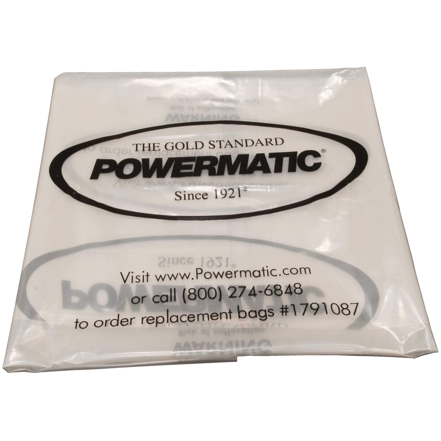 Powermatic 1791087 PMCPB-20 20" Clear Collection Bag (Pack of 5)