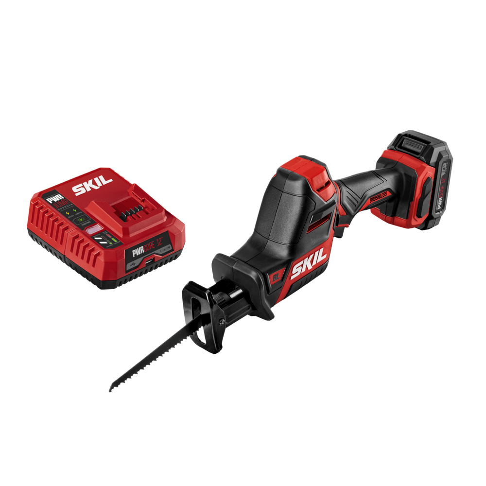 りーくん RS582802 PWRCORE 12 Brushless 12V Compact Reciprocating Saw with