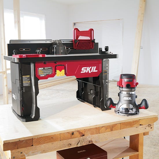 SKIL Router Table and Fixed Base Router Kit