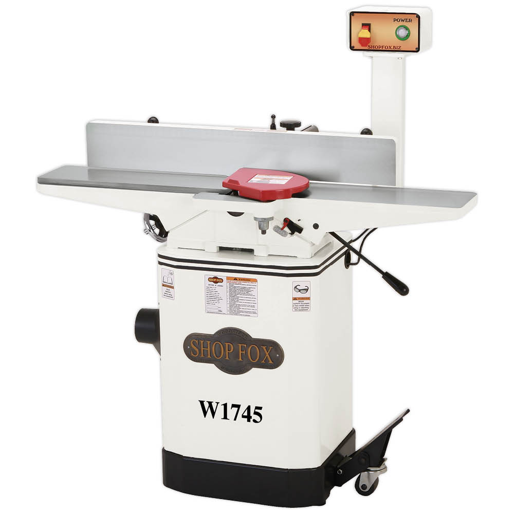 Shop Fox W1745 6-Inch Jointer with Mobile Base